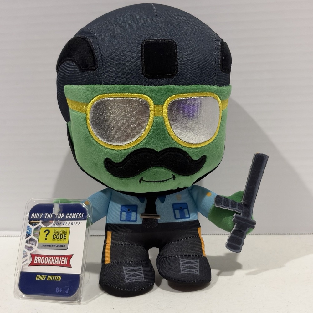 DevSeries CHIEF ROTTEN 8" Inch Plush - Brookhaven with virtual code NWT